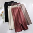 Plain Knit Skirt (various Designs)