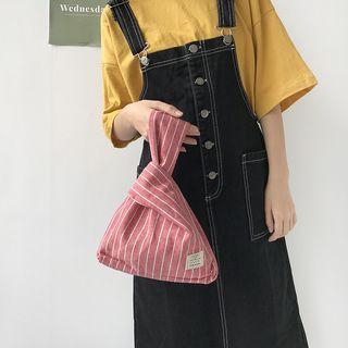 Striped Shopper Bag Red - One Size