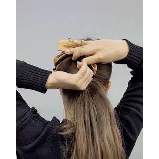 Corduroy Ribbon Hair Clamp (mask Strap Included)