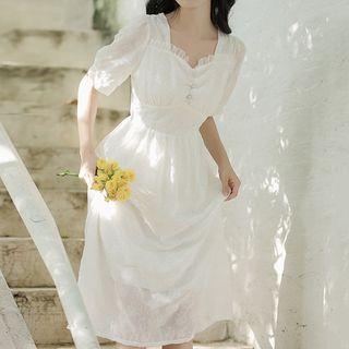 Short-sleeve Medium Long Dress