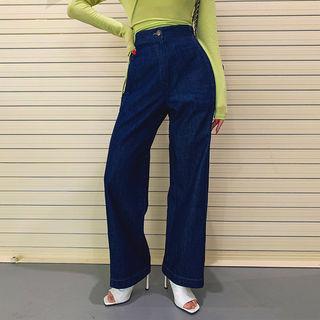 High-waist Wide-leg Jeans / Pants