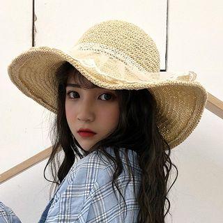 Lace Panel Sun Hat