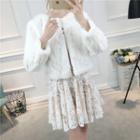 Faux-fur Bridal Jacket
