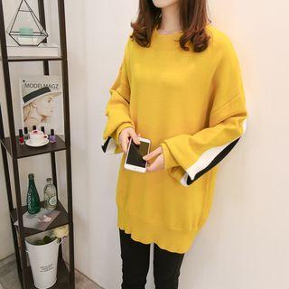 Stripe-detail Loose-fit Sweater
