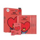Mediheal - Bt21 Face Point Mask Set (6 Types): Point Mask 20ml X 4pcs + Postcard 1pc + Bookmark 1pc Tata