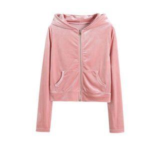 Zip-up Hoodie / Wide Leg Pants / Camisole Top / Set
