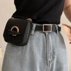 Faux Leather Belt Bag Faux Leather Belt Bag - One Size