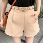 A-line Shorts With Belt