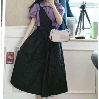 Puff-sleeve Blouse / Jumper Skort