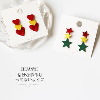 Heart / Star Dangle Earring