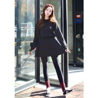 Long-sleeved Mini Sweater Dress