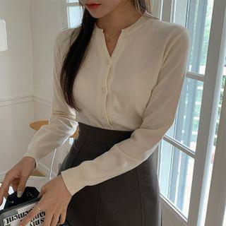 Open Placket Cardigan