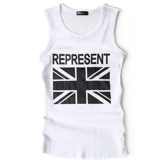 Union Jack Print Tank Top