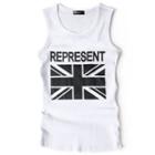 Union Jack Print Tank Top