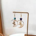 Unicorn Drop Earring 1 Pair - Gold - One Size