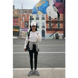 Pocket-detail Frey-hem Jeans