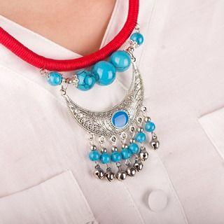 Beaded Retro Necklace