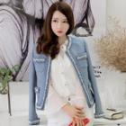 Beaded Tweed Jacket