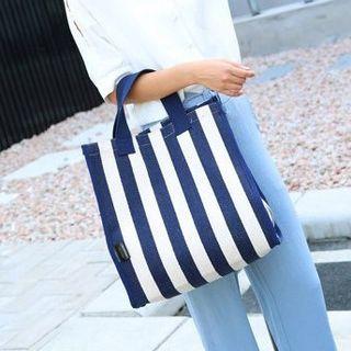 Striped Canvas Bag