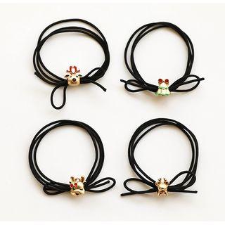 Christmas Deer / Bell Hair Tie
