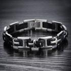 Stainless Steel Silicone Bracelet 889 - Bracelet - One Size