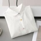 Colorful Button Shirt White - One Size