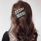Checker Print Hair Clip / Set