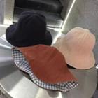 Reversible Plaid Bucket Hat