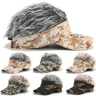 Faux Fur Camouflage Cap