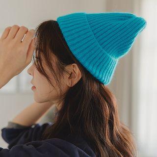 Colored Woolen Fluffy Beanie