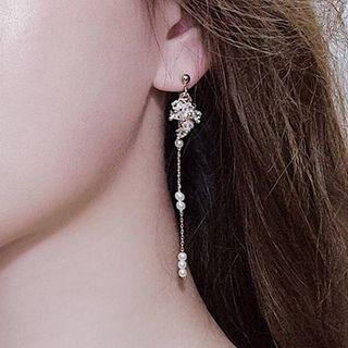 Bead Drop Earring As Shown In Figure - One Size