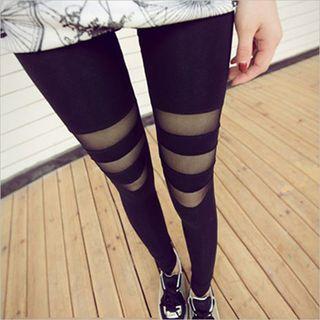 Mesh Insert Leggings