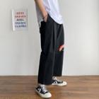 Rainbow Print Straight-leg Pants