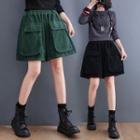 Dual Pocket Corduroy Shorts