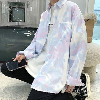 Long-sleeve Dye Shirt