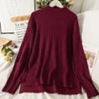 Mock-neck Oversized Sweater In 7 Colors