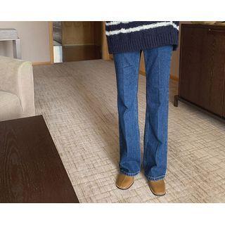 Dark Wash Straight-leg Jeans