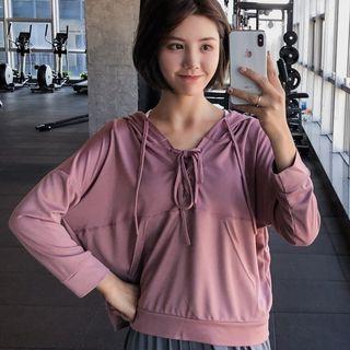 Drawstring Sports Hoodie