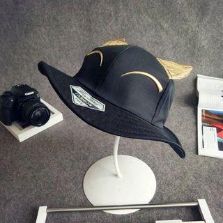 Horn-accent Bucket Hat