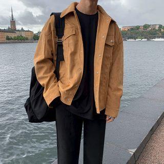 Button-up Velvet Jacket