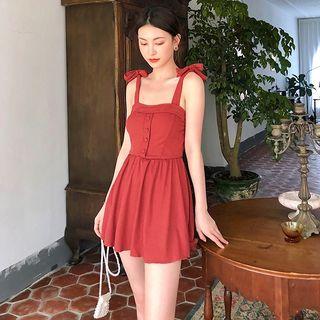 Tie Strap Swim Dress