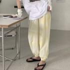Harem Sweatpants Cream Yellow - One Size
