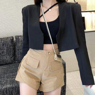 Camisole Top / Shorts / Cropped Blazer