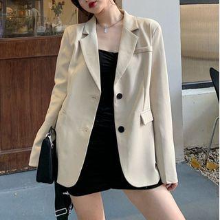 Plain Blazer / Mini Tube Dress