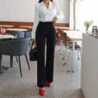 Set: Double-breasted Shirt + Dress Pants