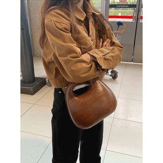 Pocket-detail Cropped Jacket One Size