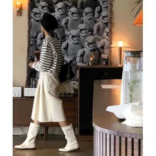 Crop Wide Pleather Pants
