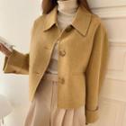 Button Coat Yellow - One Size