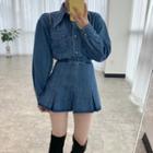 Denim Shirt / Mini Skirt