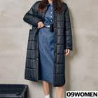 Snap-button Quilted Coat